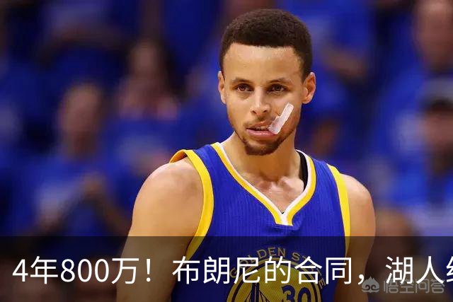 4年800万！布朗尼的合同，湖人给错了吗？